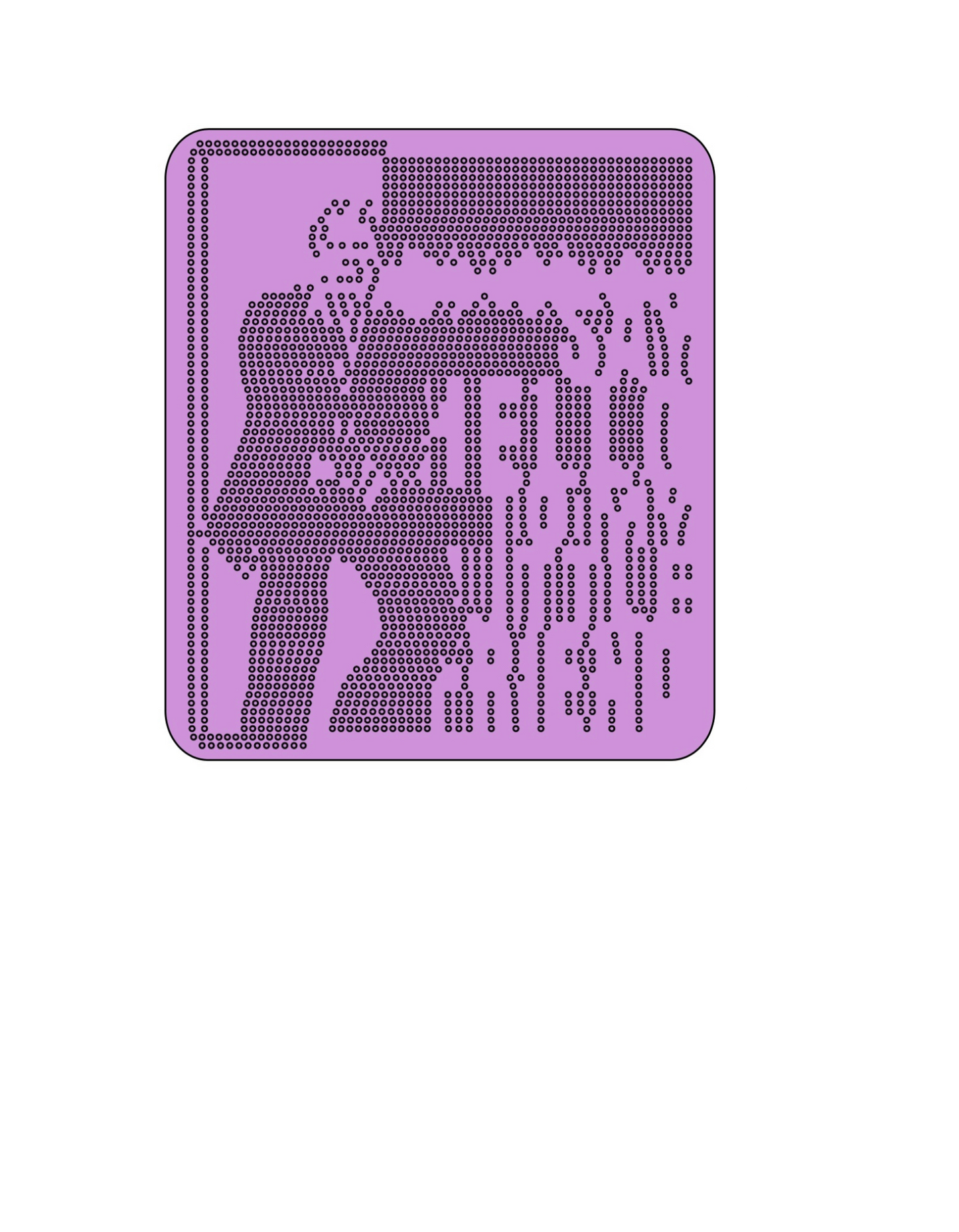 Hello my Friend Digital Rhinestone Template