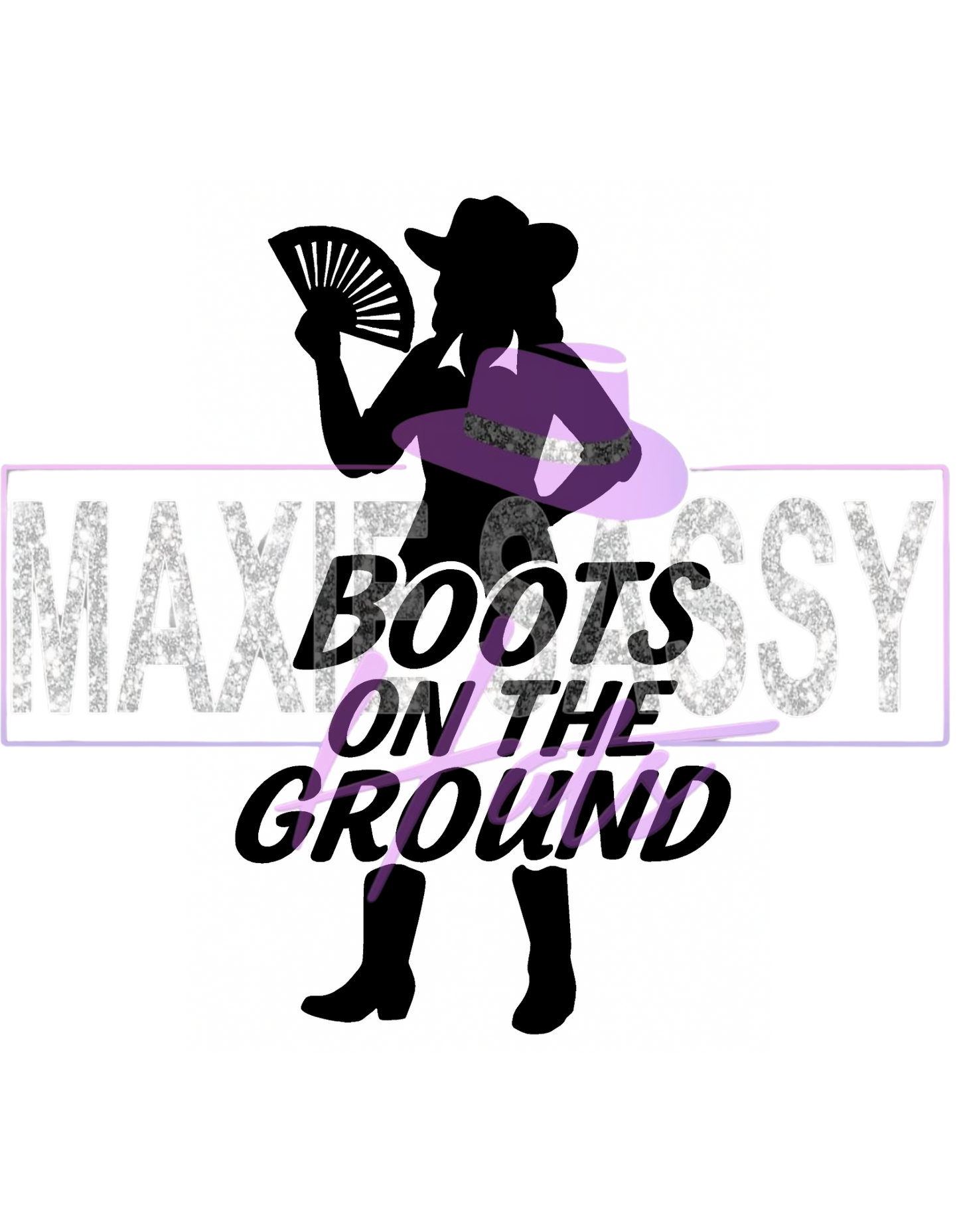 Ladies Boots on tha Ground