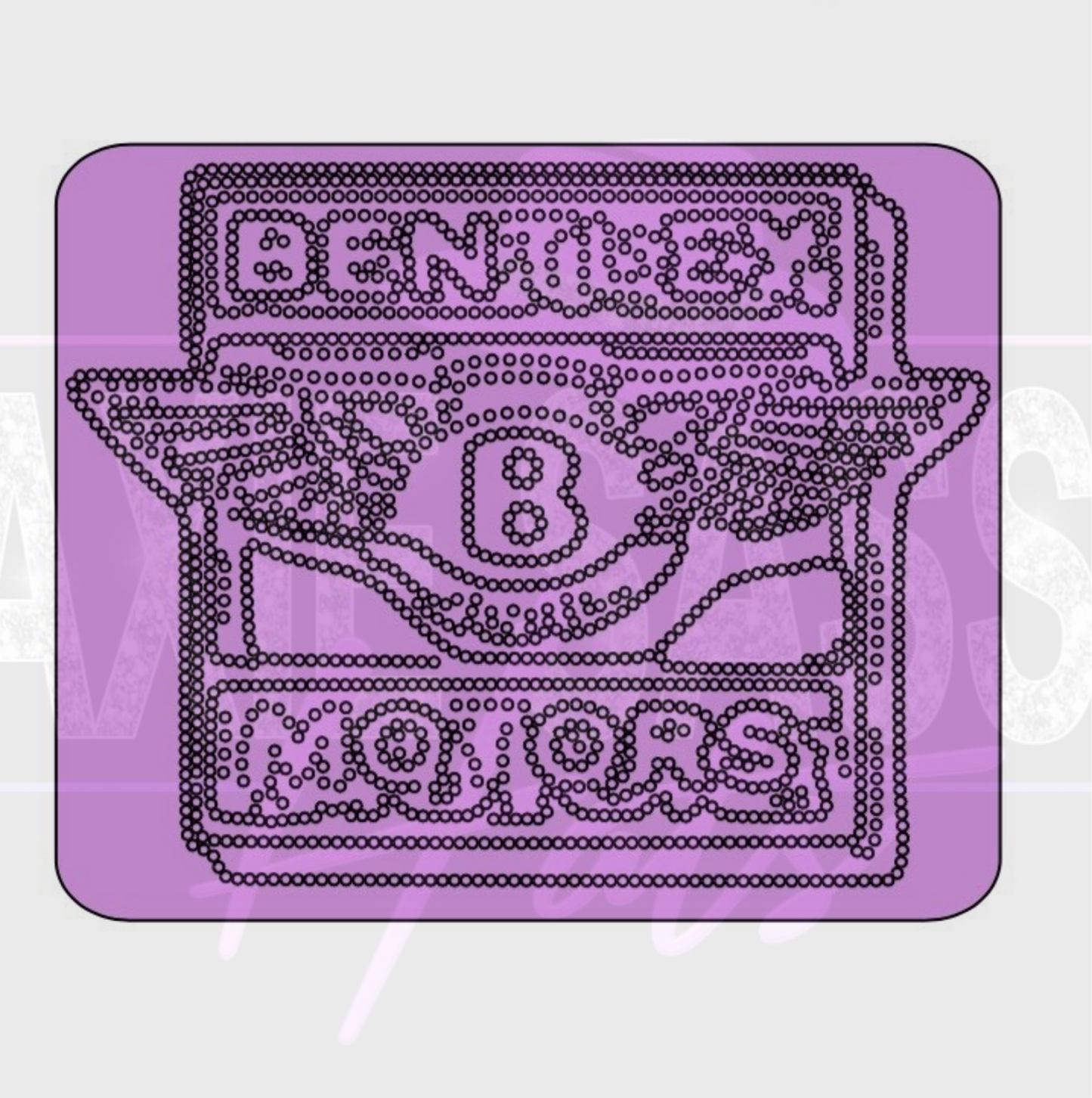 Rhinestone Template Self Love