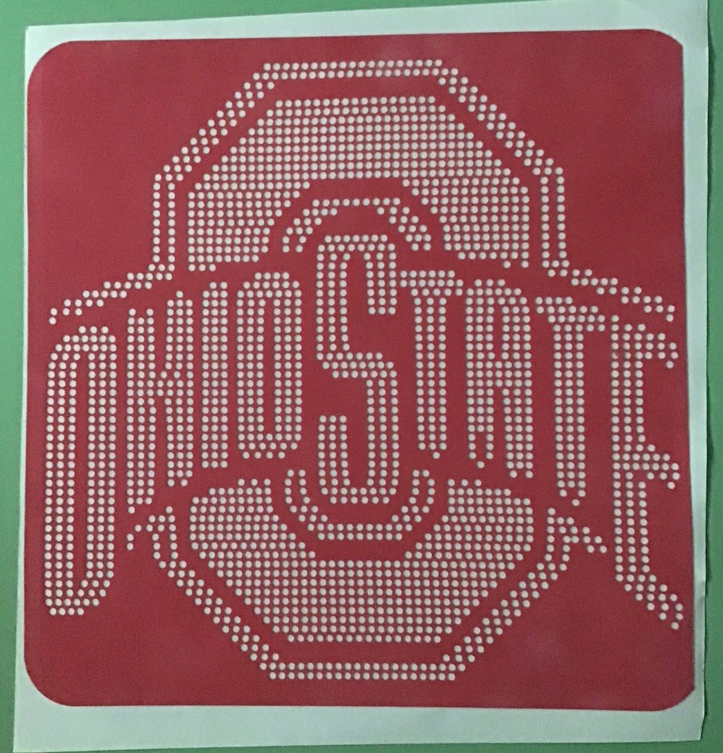 Rhinestone Template Ohio State