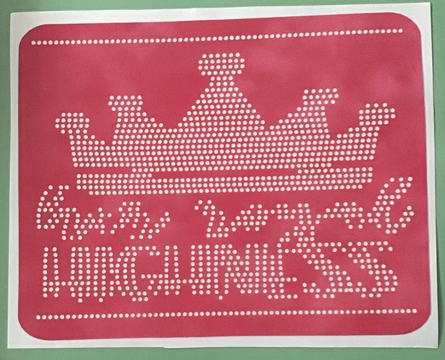 Rhinestone Templates-Her Royal Highness
