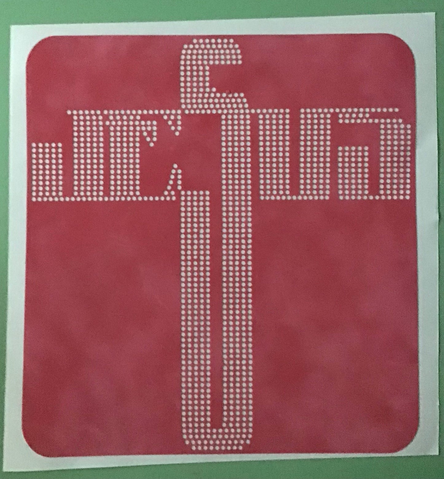 Rhinestone Template Jesus