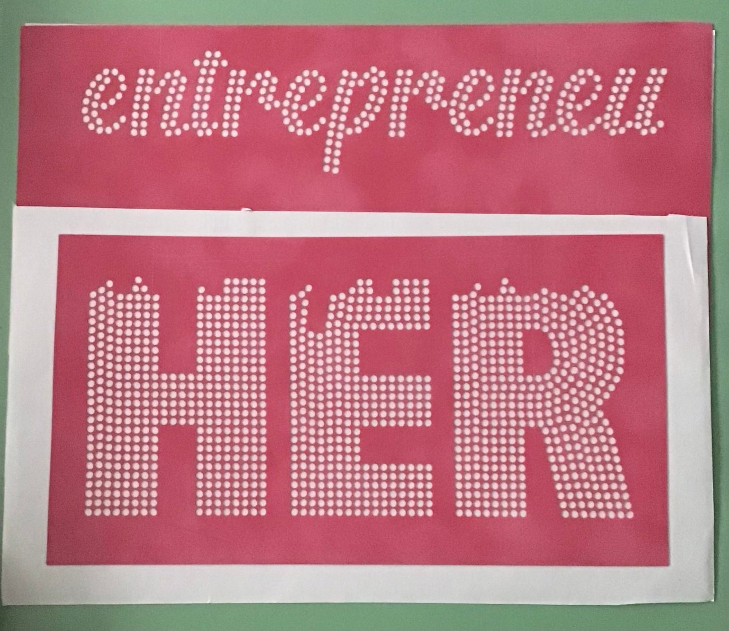Rhinestone Templates-Entrepreneur HER