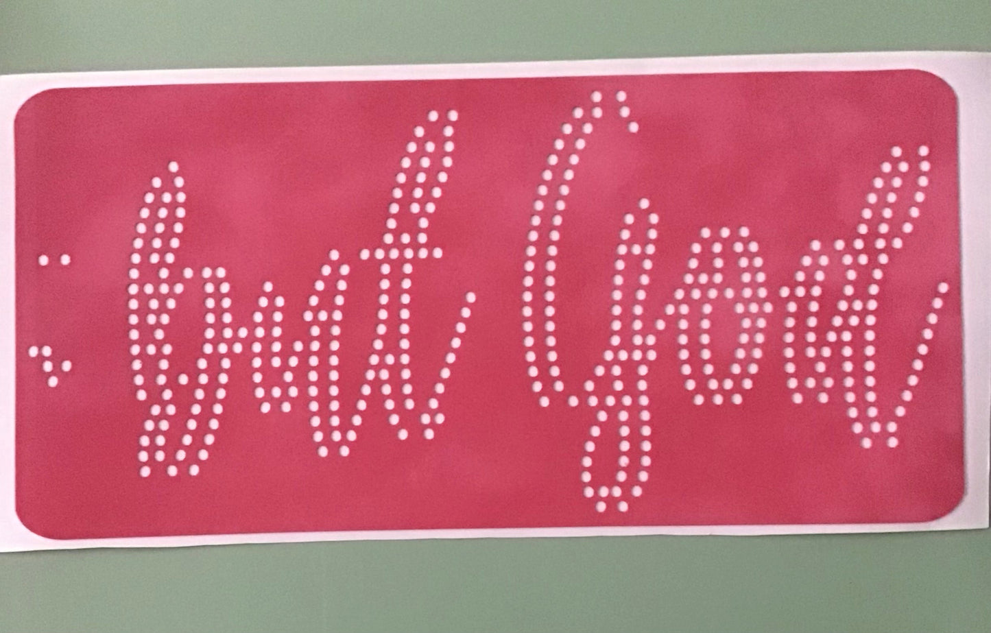 Rhinestone Templates But God