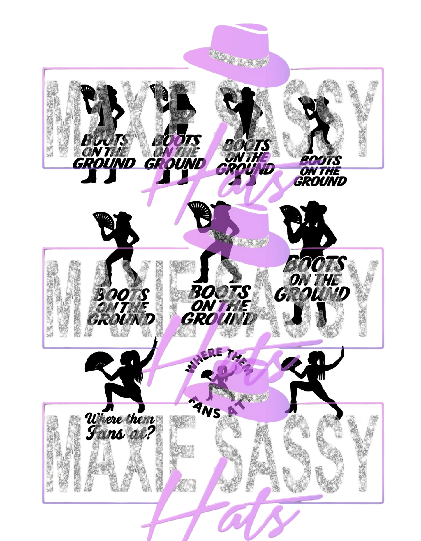 Ladies Boots on tha Ground - 10 pack Bundle