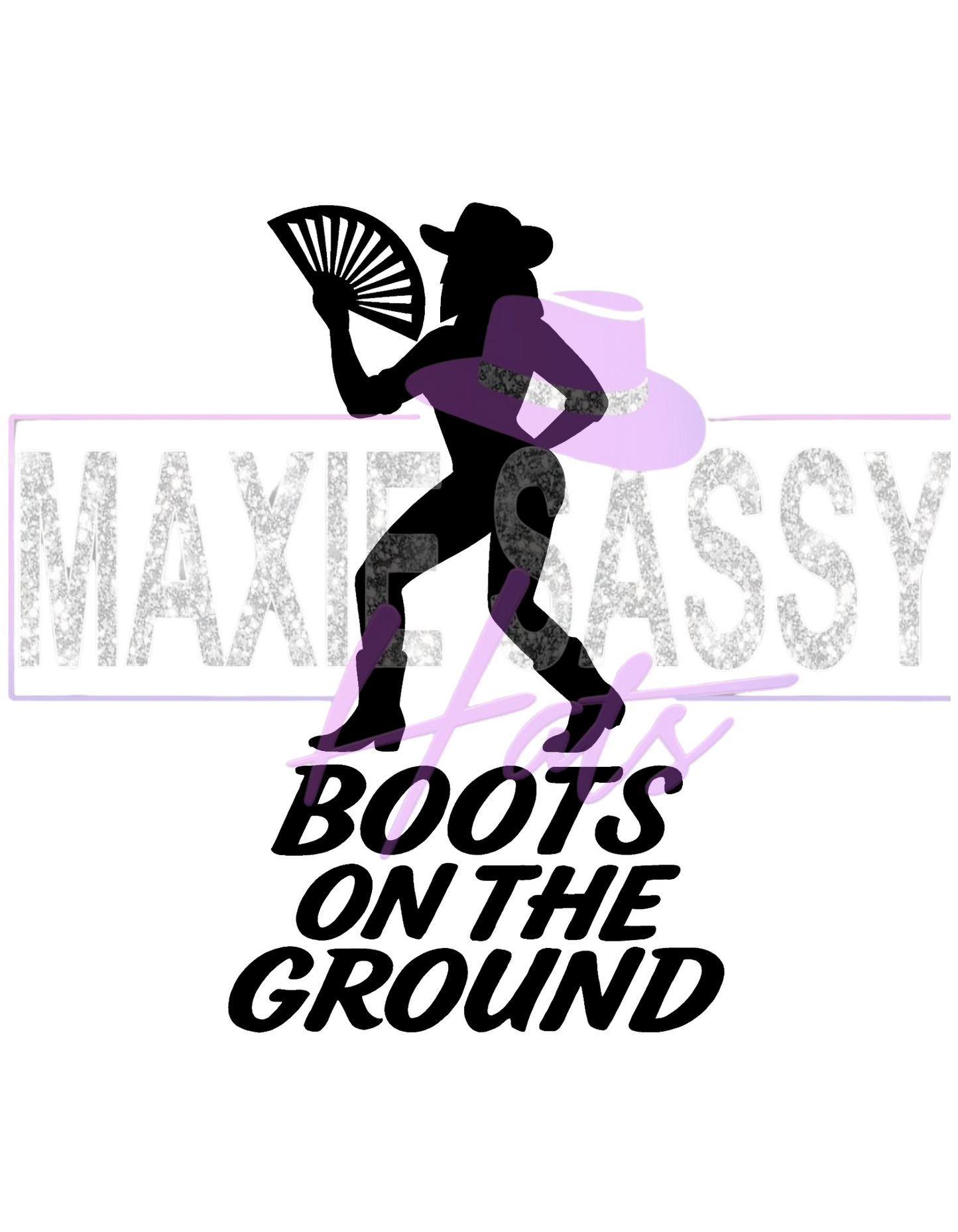 Ladies Boots on tha Ground
