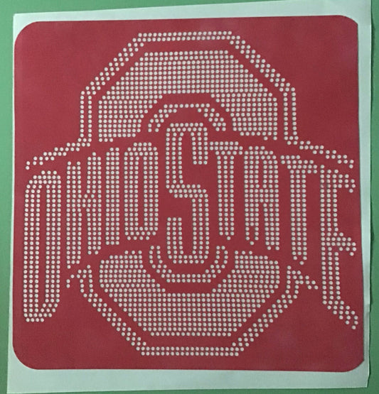 Rhinestone Template Ohio State