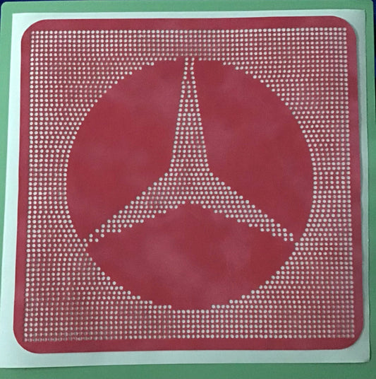 Rhinestone Template Mercedes